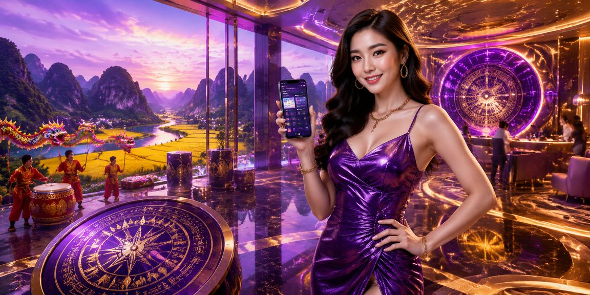 Giao diện cá cược di động tại Ninh Bình với ánh đèn neon hiện đại