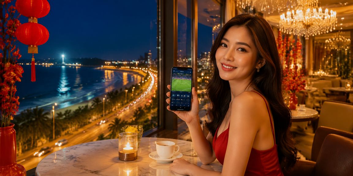 Người hâm mộ thể thao theo dõi kèo cược bóng đá tại Phan Thiết bên ly cà phê