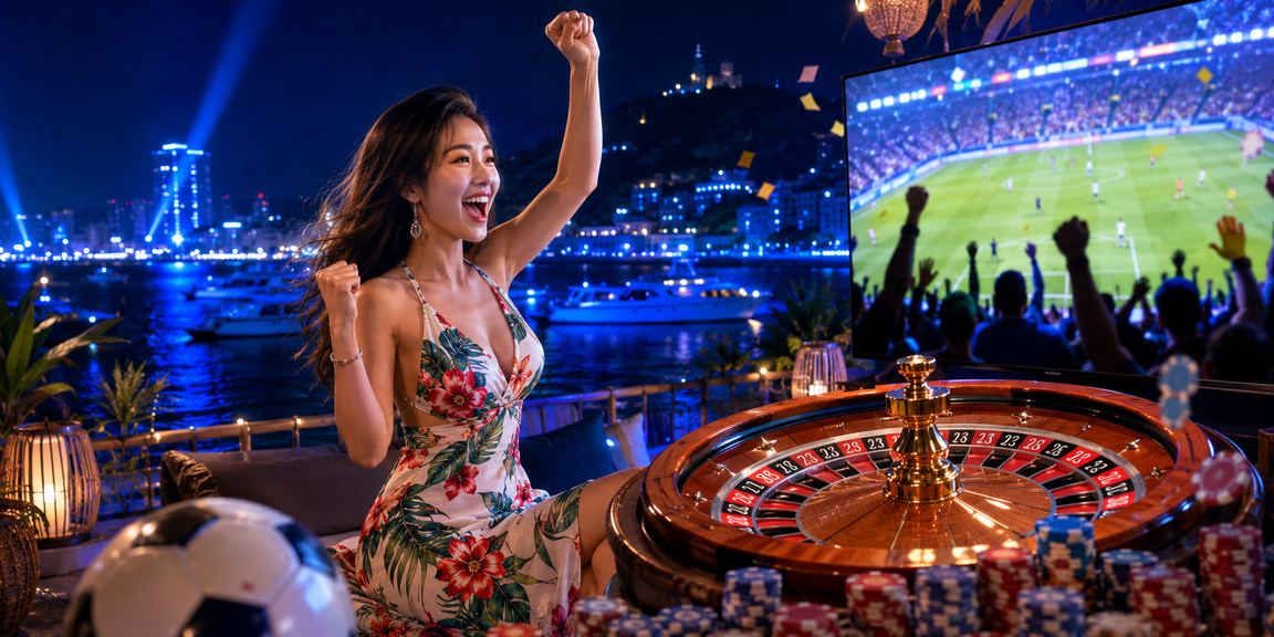 Bàn Roulette sang trọng nhìn ra bãi biển Vũng Tàu – trải nghiệm live casino đẳng cấp